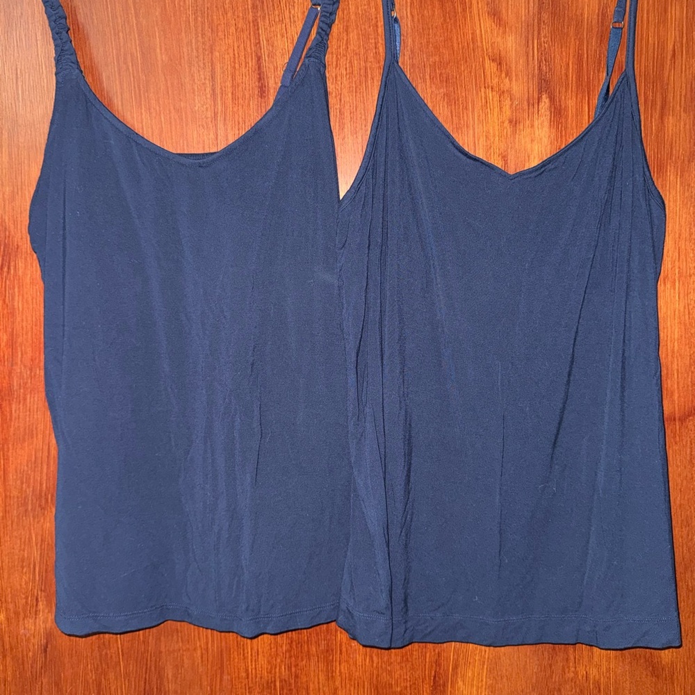 Soma Navy Camis with Built in Bra